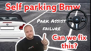 Bmw NOT parking itself anymore Broken Park assist [upl. by Eilesor]