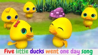 Five Little Ducks Song  5 little ducks  Cocomelon  Nursery Rhymes  Kids Songs fivelittleducks [upl. by Jaffe]