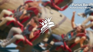 PortAventura World Furius Baco  Theme Park Music [upl. by Cohbath997]