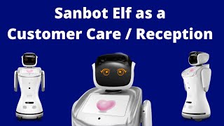 Sanbot Elf as a Customer Care  Reception [upl. by Eseneg]