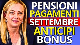 Pensioni Settembre 2024 Pagamenti Bonus e Tagli – Invalidi [upl. by Karlik]