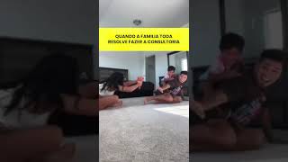 EIS QUE A FAMILIA TODA RESOLVE TREINAR JUNTO musculação hipertrofia memes treino [upl. by Nonnair881]