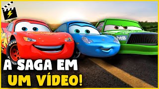 CARROS 1 2 e 3  A SAGA em UM VÍDEO [upl. by Yedoc]