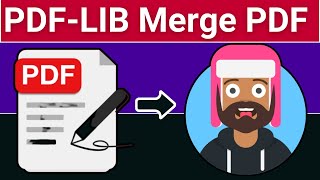 Javascript PDFLIB Tutorial to Merge Multiple PDF Documents in Browser [upl. by Dannel]