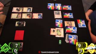 FFG Worlds 2013  Netrunner LCG  Top 4  Match 1  Game 1 [upl. by Maisey]