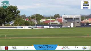 Cricket North West  CNW Mens First Grade  Round 8  Wynyard Tigers v Mowbray [upl. by Garfield]