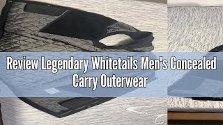 Review Legendary Whitetails Mens Concealed Carry Outerwear Vest for Men Canvas Cross Trail Conceal [upl. by Oiretule874]