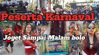 LUAR BIASAPENAMPILAN PESERTA KARNAVAL KALI INITETAP SEMANGAT JOGET SAMPAI MALAM [upl. by Hollenbeck]