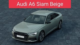 Audi A6 C8 Siam Beige  The Epitome of Luxury with Beige Interior 2023 [upl. by Ellenwahs]