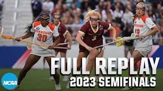 Boston College vs Syracuse 2023 NCAA DI womens lacrosse semifinals  FULL REPLAY [upl. by Frederica]