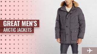 Tommy Hilfiger Mens Arctic Cloth Full Length Quilted Snorkel Jacket  Winter 2018 Trends [upl. by Sukey763]