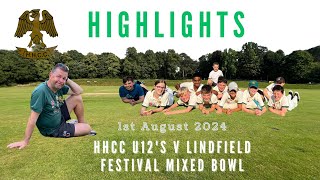 Highlights 01082024 u12 Mixed Bowl Festival HHCC v Lindfield [upl. by Asiulana]