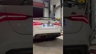 M4 G82 Compétition MAD single mide pipe with Remus Race exhaust [upl. by Resay]