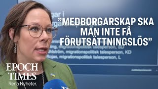 Skärpta krav för unga att få medborgarskap [upl. by Ayvid]