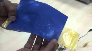 Flexible textile display [upl. by Lennaj]