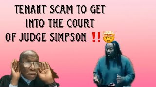 Sovereign idiot TENANT SCAM TO GET INTO COURT One of the odd case of lanlord 🤯  Judge simpson [upl. by Beck]