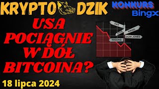 Dzika Analiza 18072024 CZY USA POCIĄGNIE W DÓŁ BITCOINABTCETHDOTLDONEARONDOSP500DAXNASDAQ [upl. by Nyleuqcaj]