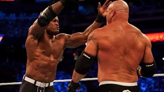 Goldberg vs Bobby lashley😳😱 with special guest refree BROCK LESNAR 😡 [upl. by Pratte]