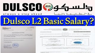 UAE Dulsco l2 basic salary 2023 [upl. by Ettenej]