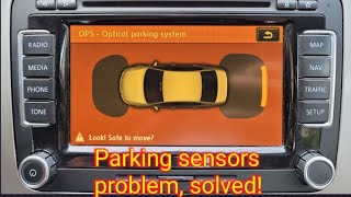 Problema senzori parcare rezolvata  The problem of parking sensors solved Passat B6 [upl. by Jefferey987]