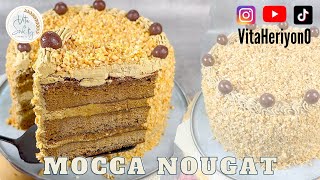 Čoko nugat torta  Chocolate Nougat Cake  breaD [upl. by Notsehc]