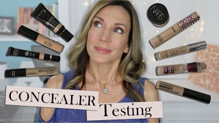 Testing Undereye Concealers for Mature Skin [upl. by Enilec]