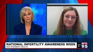 Dr Kristi Weaver OBGYN appeared on KCTV 5 to discuss infertility challenges couples face [upl. by Ydnew]