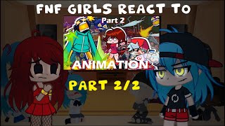 fnf girls react to fire whitty fight  gya gacha PART 22 [upl. by Vasilek507]