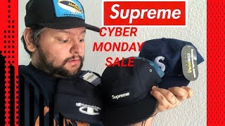 Supreme S logo Rubber Bogo Champion hats review and SALE [upl. by Lightfoot]