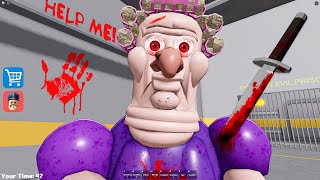 MAD GRUMPY GRAN UPDATE BARRYS PRISON RUN Obby Roblox [upl. by Lewis64]