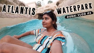 Crazy Rides at ATLANTIS AQUAVENTURE WATER PARK  Dubai Travel Vlog  Kritika Goel [upl. by Kuehn562]