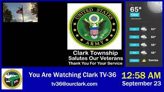 Clark TV36 Livestream [upl. by Atekehs]