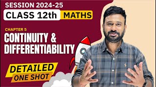 CONTINUITY amp DIFFERENTIABILITY One Shot  Class 12 Maths CH  5 Detailed One Shot  VidyaWise [upl. by Nalat]