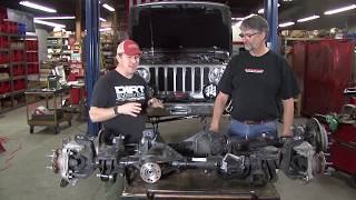 Dynatrac First Look at Factory Jeep JL Axles [upl. by Honniball]