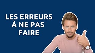 5 CHOSES À NE PAS FAIRE POUR SON COMMENTAIRE DARRÊT [upl. by Winni]