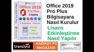 Ofis 2019 pro plus etkinleştirme  office 2019 pro plus license key [upl. by Erine]