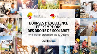 comment postuler à la bourse de la formation professionnelle au quebec Canada [upl. by Oralle]