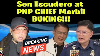 Sen Escudero at PNP CHIEF Marbil BUKING [upl. by Kirstyn]