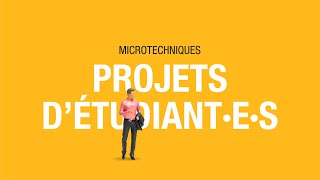 Projets détudiant·e·s de la filière Microtechniques d’HEPIA [upl. by Assela]