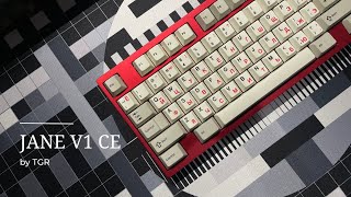 TGR Jane v1 CE Typing Sounds – Cherry Nixies [upl. by Four]