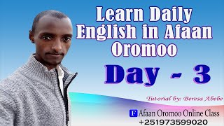 Passive and Active Voices Part One Learn English Fast in Afaan Oromoo [upl. by Sammer]