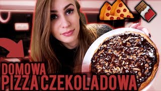 DOMOWA PIZZA CZEKOLADOWA  PREZENT OD DR OETKER [upl. by Hluchy858]