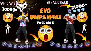 Upgrading Evo Upm amp M4A1 Gun Skins Max 21000k Dimonds 🤔 New Dimond 💎 King Finished Gaming 😂 [upl. by Anelyak]