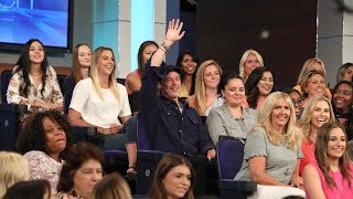 Superfan Brad Pitt Distracts Ellen While Sitting in the Audience [upl. by Ahtanaram]