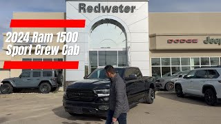 New 2024 Ram 1500 Sport Crew Cab 4x4  HEMI V8  Stock  RR17574  Redwater Dodge [upl. by Stagg746]