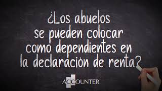 ¿Los abuelos se pueden colocar como dependientes en la declaración de renta [upl. by Atires759]