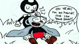 MOST WEIRDEST Cuphead Comic Dubs Compilation 9 Bendy And The Ink Machine [upl. by Oirelav]