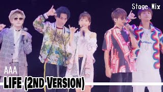 AAA  LIFE 5人2nd Version Stage Mix [upl. by Amena]