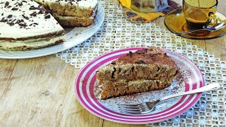 TORTA TIRAMISU’ con Base Torta in Padella  La Cucina di Lena [upl. by Haletta746]