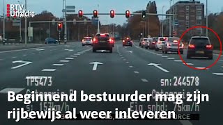 Verkeerspolitie achtervolgt een gevaarlijke bestuurder  RTV Utrecht [upl. by Shellie]